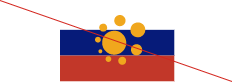 Illustration - flag as background